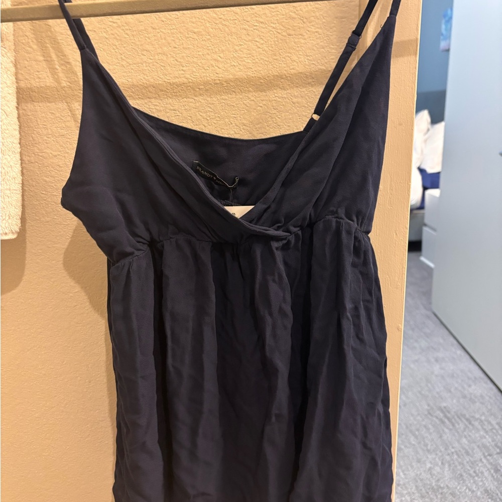 Navy Blue Brandy Tank